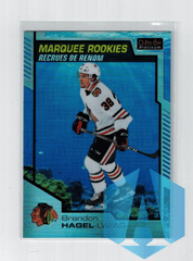 2020-21 OPC Platinum Marquee Rookies Aquamarine 188/499 Brandon Hagel #183